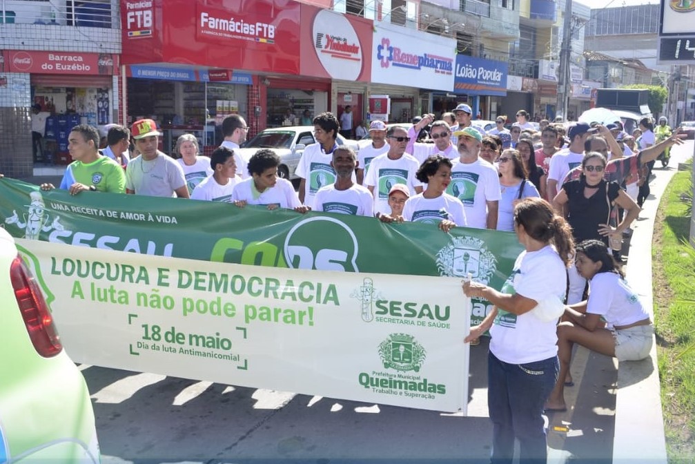 Caps Queimadas realiza semana de atividades pela luta antimanicomial