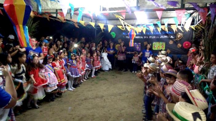 Secretaria de Educação de Queimadas realiza arraial junino na Escola Joventino Ernesto do Rego, em Guritiba