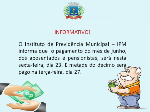 IPM de Queimadas paga aos aposentados e pensionistas na próxima sexta (23) e antecipa primeira parcela do 13º 