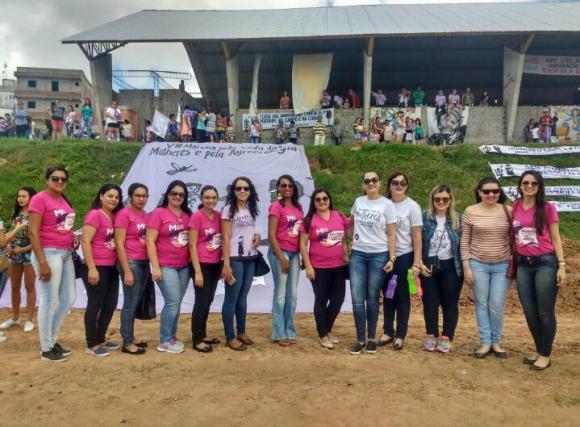 Representantes femininas de Queimadas participam da IX Marcha pela Vida das Mulheres e pela Agroecologia