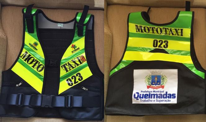 Prefeitura de Queimadas e STTrans entregam coletes a mototáxistas nesta terça-feira