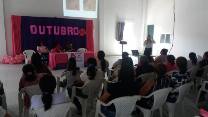 Secretarias de Saúde e Desenvolvimento Social e Sindicato de Trabalhadores Rurais realizam palestras para agricultoras