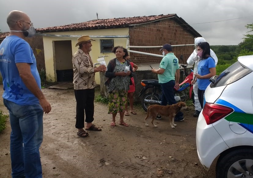 Secretaria de Saúde promove abordagem estratégica contra a covid-19 no Sítio Zé Velho