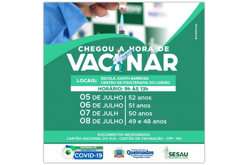 Cronograma de vacinação contra a covid-19