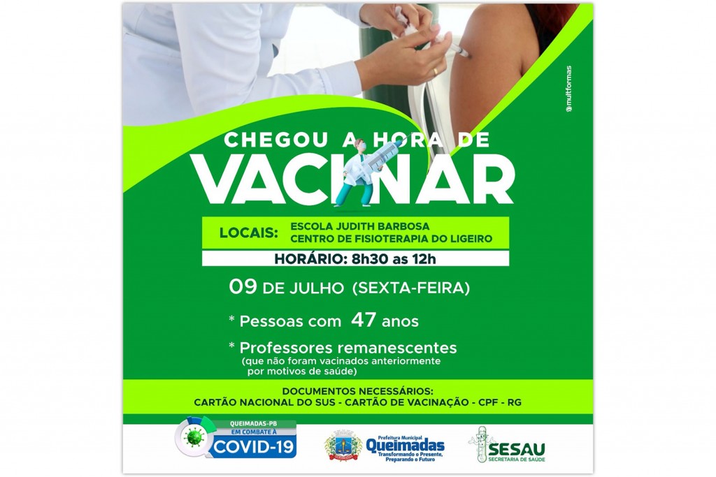 Cronograma de vacinação contra a covid-19