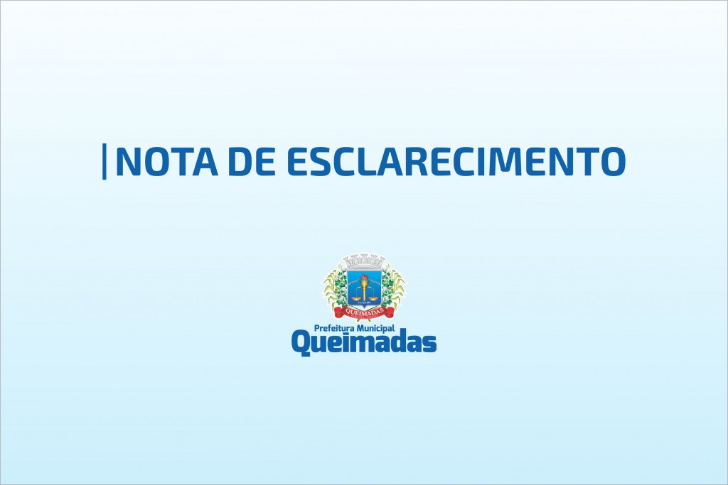 Nota de esclarecimento