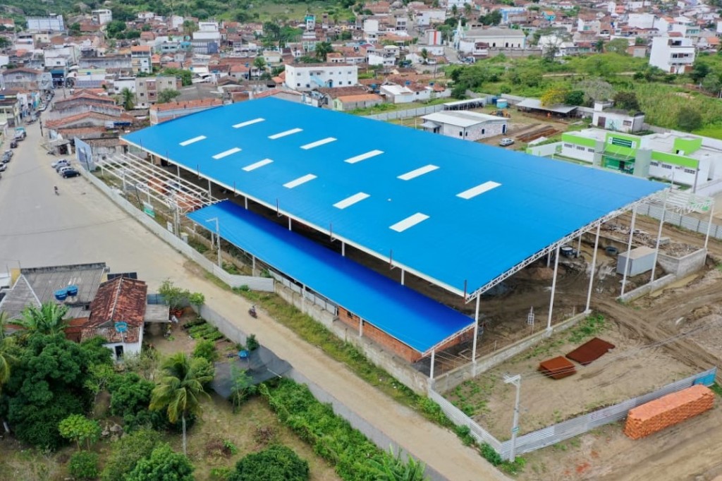 Mercado Central Público de Queimadas - Obra em andamento