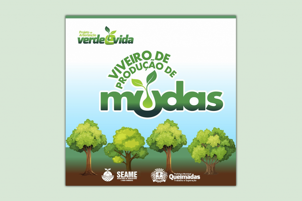 "Projeto de Arborização Verde é Vida" disponibiliza mudas de árvores para a população