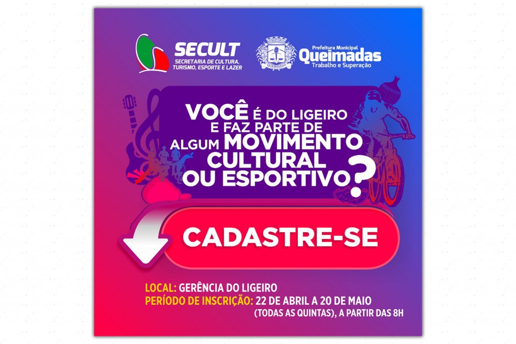 SECULT inicia mapeamento dos movimentos culturais e esportivos do bairro Ligeiro