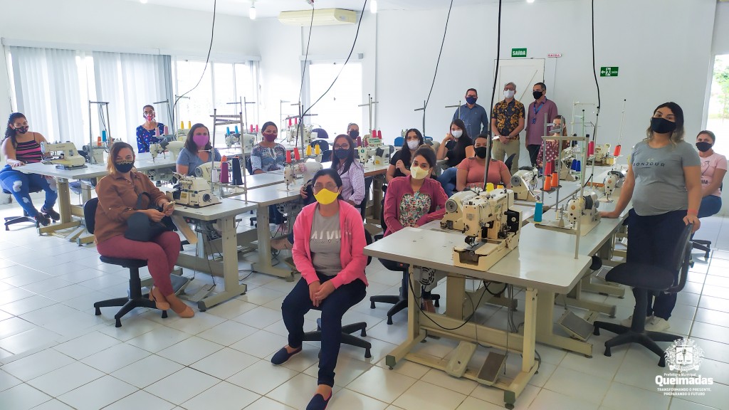 Qualificação: Prefeitura de Queimadas inicia novas turmas do curso de costura de máquinas industriais