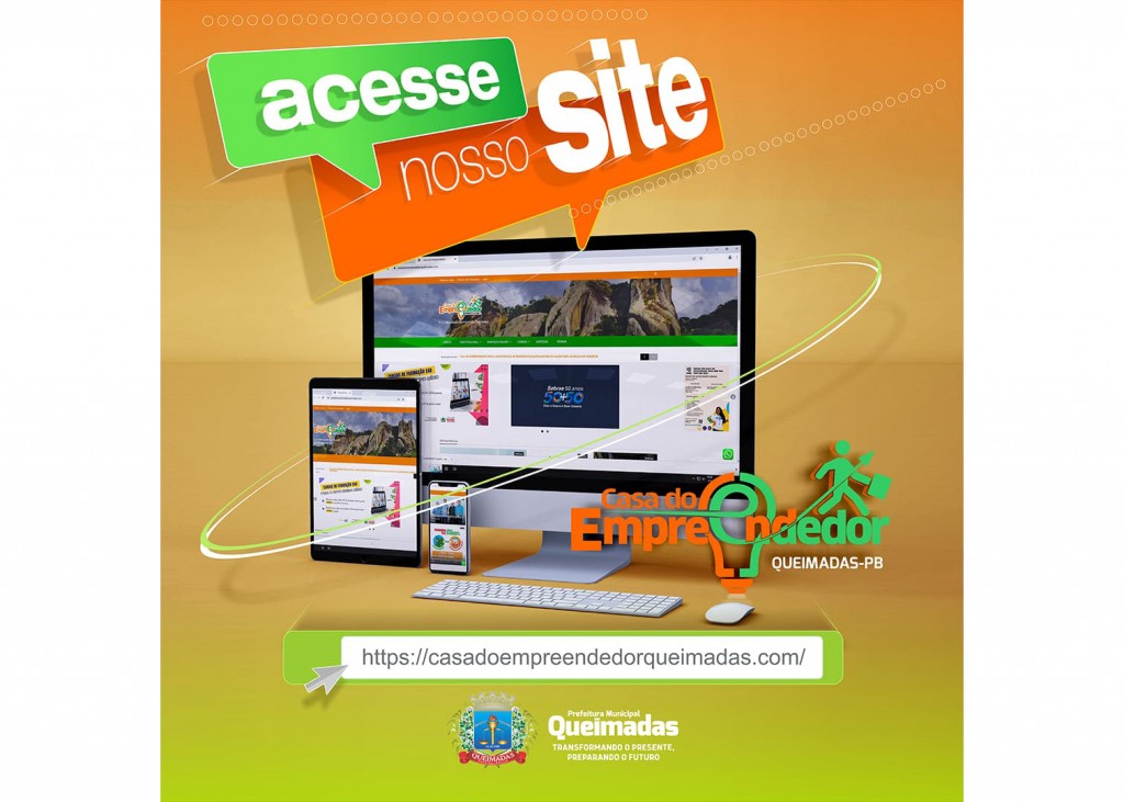Casa do Empreendedor de Queimadas lança seu site oficial