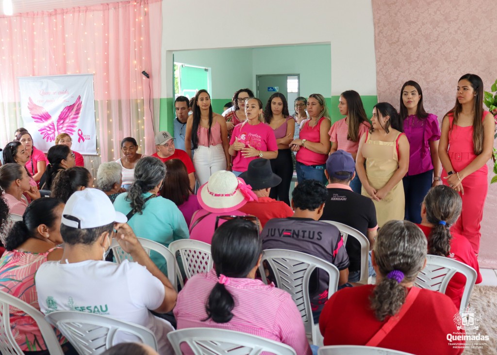Caps Queimadas realiza momento alusivo ao Outubro Rosa